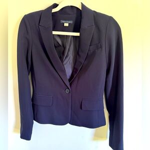 Tommy Hilfiger Navy Blue Blazer Tailored Suit Jacket size 0 mid new with tags